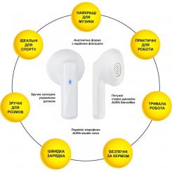 Наушники AURA 1 White Фото 1