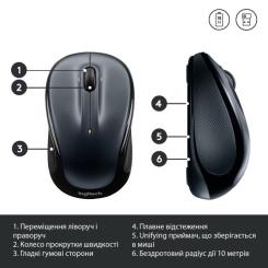Мышка Logitech M325s Wireless Dark Silver Фото 8