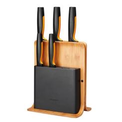 Набор ножей Fiskars Functional Form Bamboo 5 шт Фото