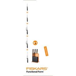 Набор ножей Fiskars Functional Form Bamboo 5 шт Фото 3