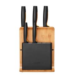 Набор ножей Fiskars Functional Form Bamboo 5 шт Фото 4