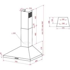 Вытяжка кухонная Perfelli K 6210 I 700 LED Фото 10