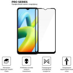 Стекло защитное Armorstandart Pro Xiaomi Redmi A2 Black Фото 1