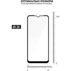 Стекло защитное Armorstandart Pro Xiaomi Redmi A2 Black Фото 4