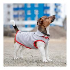 Жилет для животных Pet Fashion FLEECY" ХS2 серо-красный Фото 3