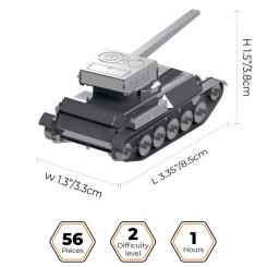 Конструктор Metal Time коллекционная модель AMX-13/75 Фото 1