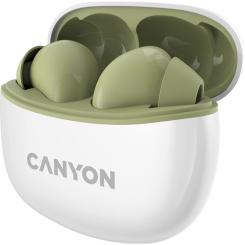 Наушники Canyon TWS-5 Green Фото 1