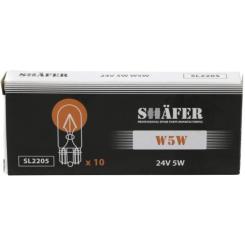 Автолампа SHAFER 24V5WW5W Фото 1