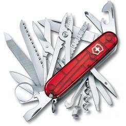 Нож Victorinox Swisschamp Transparent Red Фото