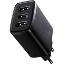 Зарядное устройство Baseus Compact Charger 3U Black Фото 3