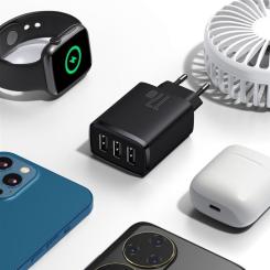 Зарядное устройство Baseus Compact Charger 3U Black Фото 6