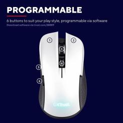 Мышка Trust GXT923 YBAR Wireless White Фото 9