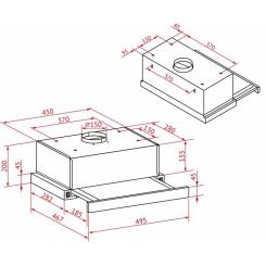 Вытяжка кухонная Perfelli TL 5212 BL 700 LED Фото 11