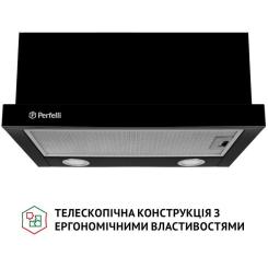 Вытяжка кухонная Perfelli TL 5212 BL 700 LED Фото 1
