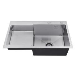 Мойка кухонная Kroner Geburstet-7848RHM Фото 1