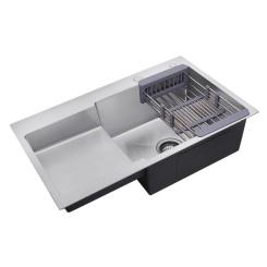 Мойка кухонная Kroner Geburstet-7848RHM Фото 3