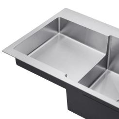 Мойка кухонная Kroner Geburstet-7848RHM Фото 6