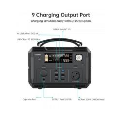 Зарядная станция Choetech BS004-EU-BK, 500W Фото 3
