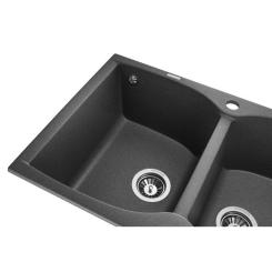 Мойка кухонная GRANADO CORDOBA grafito Фото 4