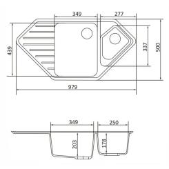 Мойка кухонная GRANADO IBIZA ivory Фото 6