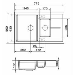 Мойка кухонная GRANADO LEON terra Фото 5