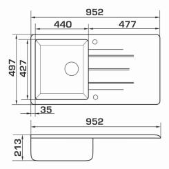 Мойка кухонная GRANADO MORA marron Фото 5
