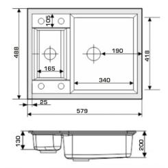 Мойка кухонная GRANADO SAMORA terra Фото 6