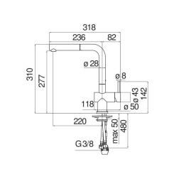 Смеситель NOBILI LV00117CR Фото 1