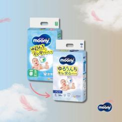 Подгузники Moony S 4-8 кг 54 шт Фото 1