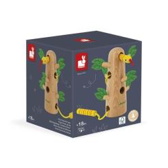 Развивающая игрушка Janod Шнуровка дерево тропик Фото 2