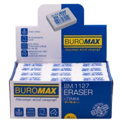 Ластик Buromax прямоугольная, 31х19х9 мм белая Фото 1