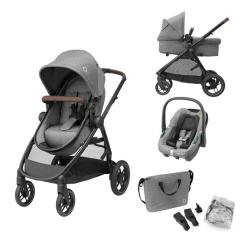 Коляска Maxi-Cosi 3 в 1 ZELIA S TRIO (Grey) Фото