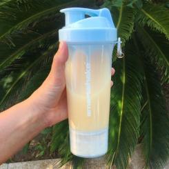 Шейкер спортивный SmartShake Slim 500ml Neon Blue Фото 6