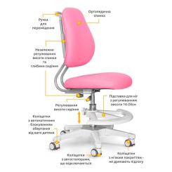Детское кресло ErgoKids Mio Ergo Lite Pink Фото 2