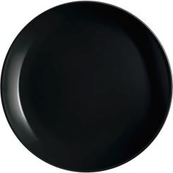Тарелка Luminarc Diwali Black 25 см обідня Фото