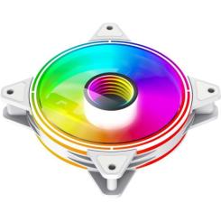 Кулер для корпуса Gamemax FN-12Rainbow-Q-Infinity WT Фото 3