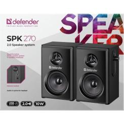 Акустическая система Defender SPK 270 USB Black Фото 6