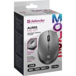 Мышка Defender Auris MB-027 Silent Wireless Grey Фото 4
