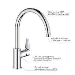 Смеситель Grohe QuickFix UA202501SK Фото 9