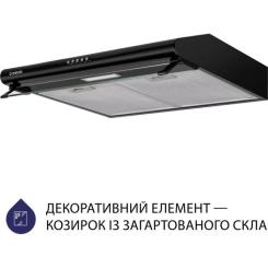 Вытяжка кухонная Minola HPL 615 BL Фото 2