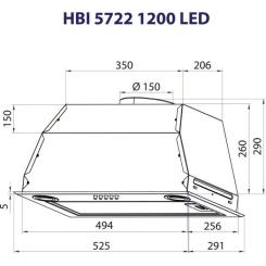 Вытяжка кухонная Minola HBI 5722 I 1200 LED Фото 9