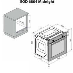 Духовой шкаф Minola EOD 6804 Midnight Фото 11