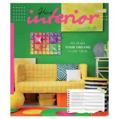 Тетрадь 1 вересня А5 Interior 96 аркушів, лінія Фото 2