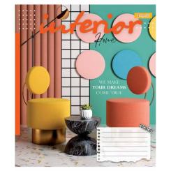Тетрадь 1 вересня А5 Interior 96 аркушів, лінія Фото 3