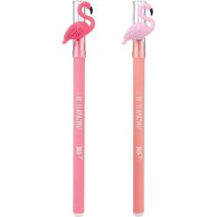 Ручка шариковая Yes Caribbean flamingo 0,7 мм синя Фото 1