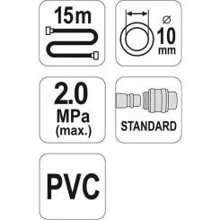 Пневматический шланг Yato YT-24240 Фото 2