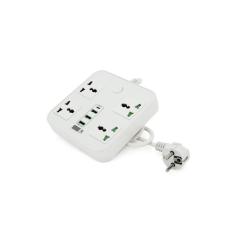 Сетевой фильтр питания Voltronic TВ-Т90, 4роз, 3*USB White Фото 1