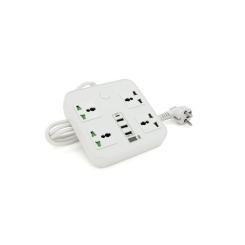 Сетевой фильтр питания Voltronic TВ-Т90, 4роз, 3*USB White Фото 3