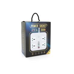 Сетевой фильтр питания Voltronic TВ-Т90, 4роз, 3*USB White Фото 4