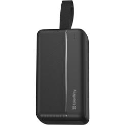 Батарея универсальная ColorWay 30 000 mAh High-power 2 PD/20W, QC/3.0, USB-C/Micr Фото